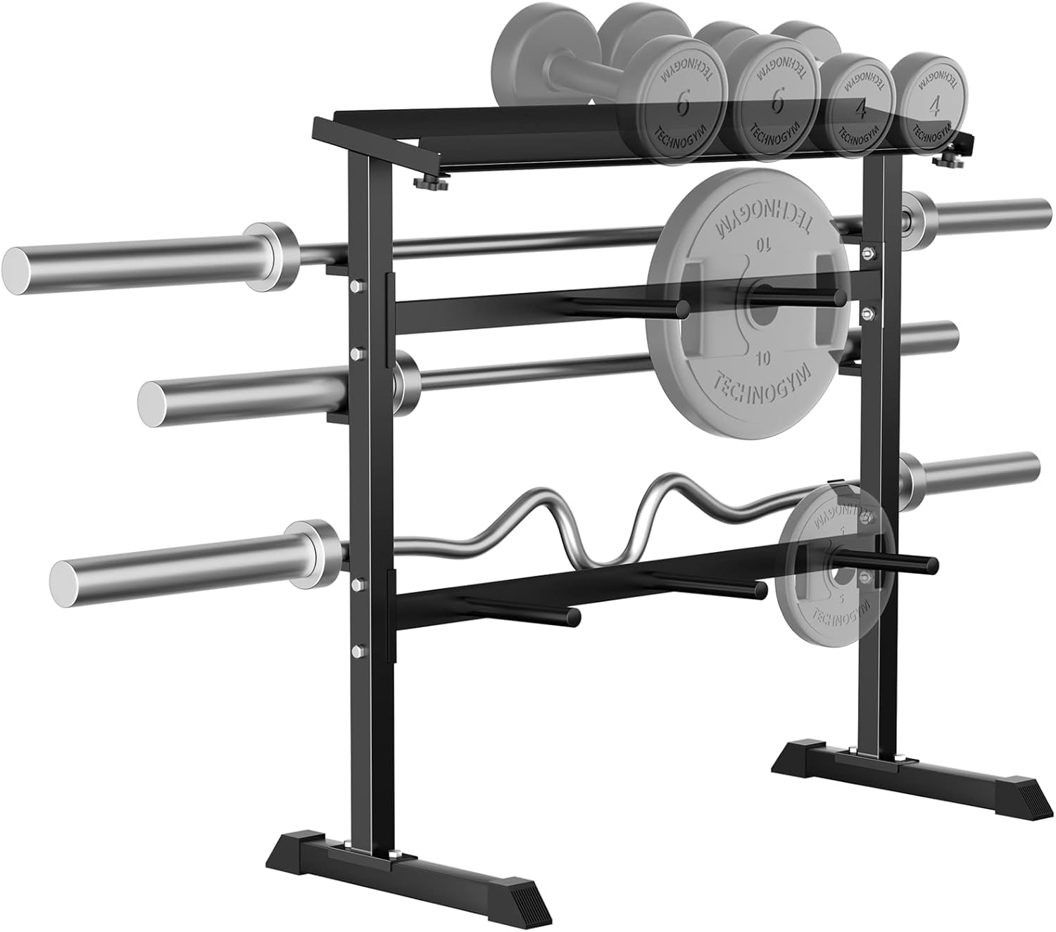 Home Gym Rack - Home Gym Strength Training Weight Storage