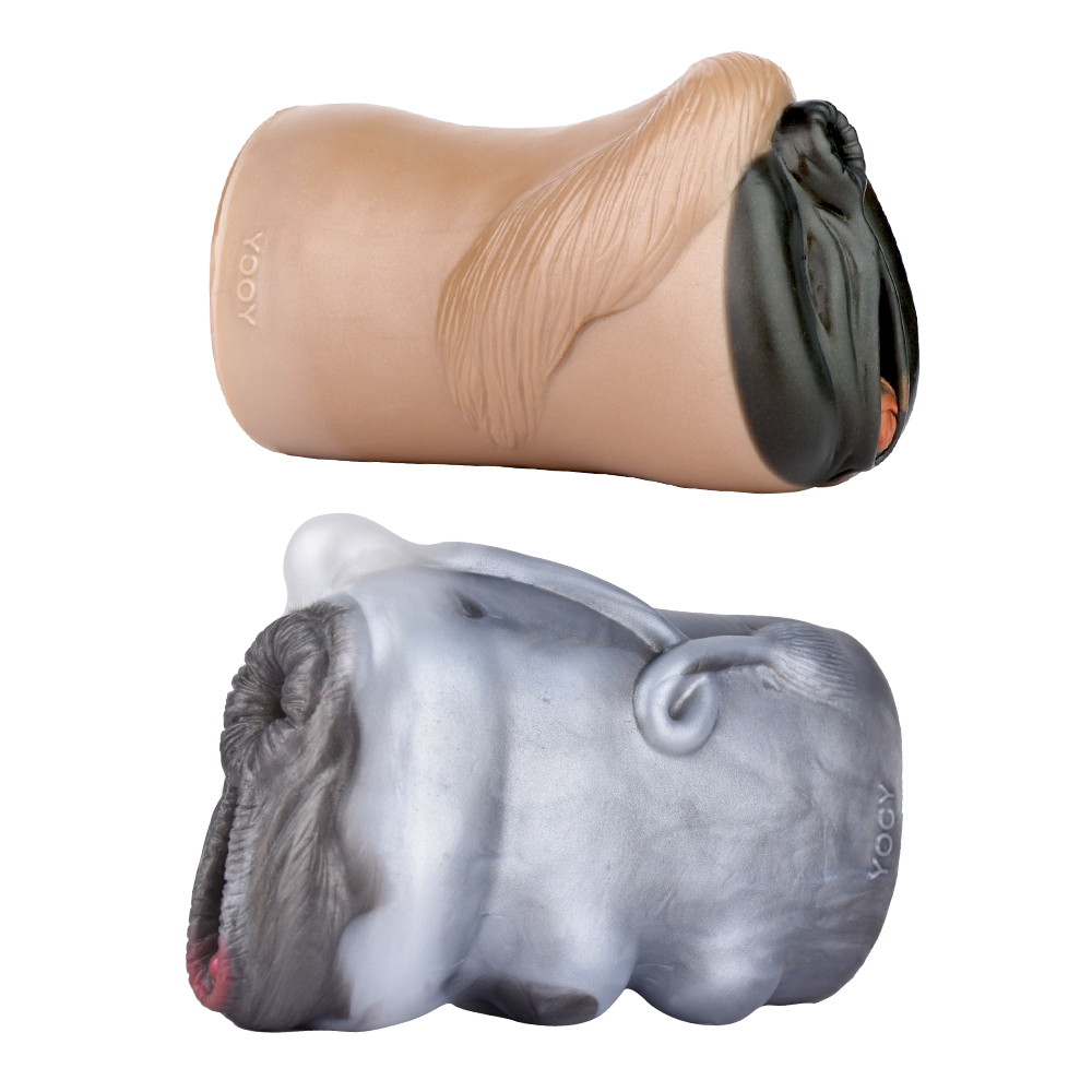Home Gym App - SHAZ Silicone Male Masturbator Two Channel