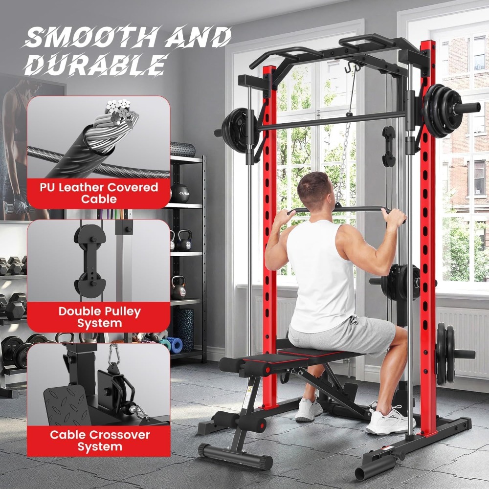All-in-One Smith Machine Power - Home Gym With Smith Machine recension och pris