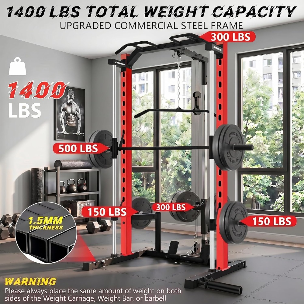 All-in-One Smith Machine Power - Home Gym With Smith Machine recension och pris