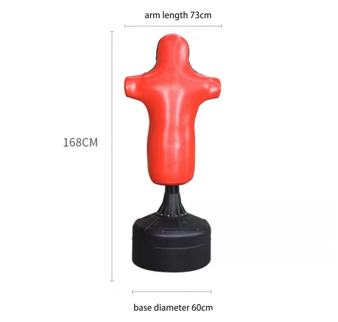 PU Human Body Standing Punchin - Boxing Bag Stand recension och pris