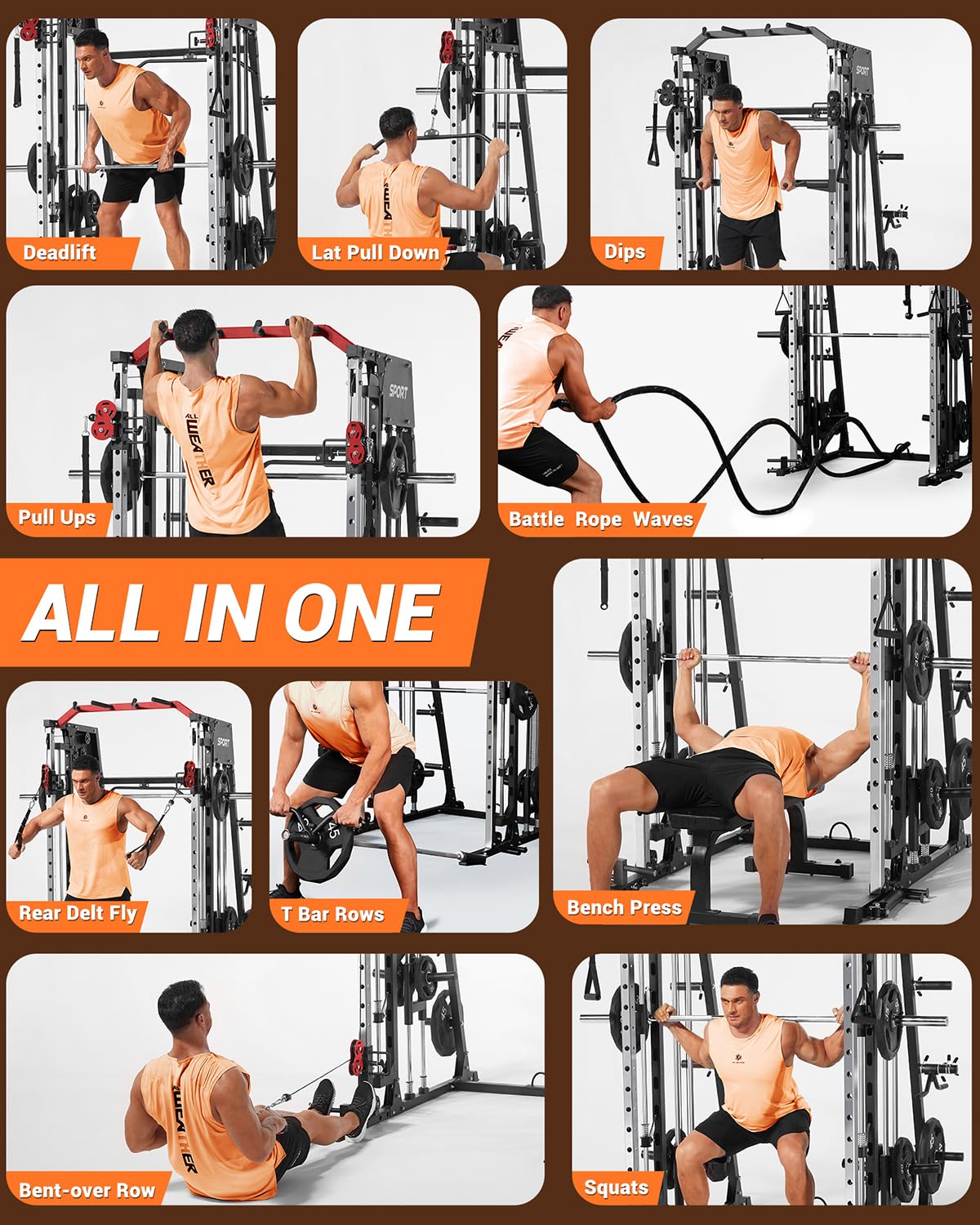 All in One Smith Machine Home  - Home Gym With Smith Machine recension och pris