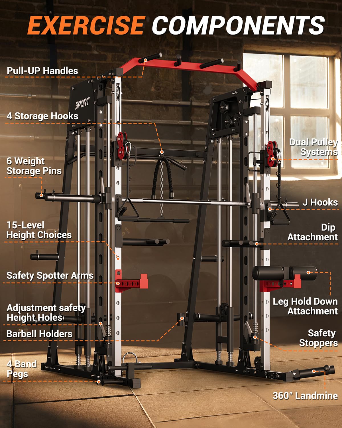 All in One Smith Machine Home  - Home Gym With Smith Machine recension och pris
