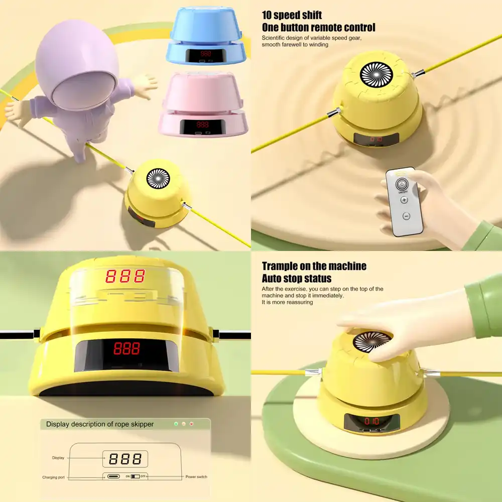 WAP01  Smart Electric Skipping - Home Gym For Kids recension och pris