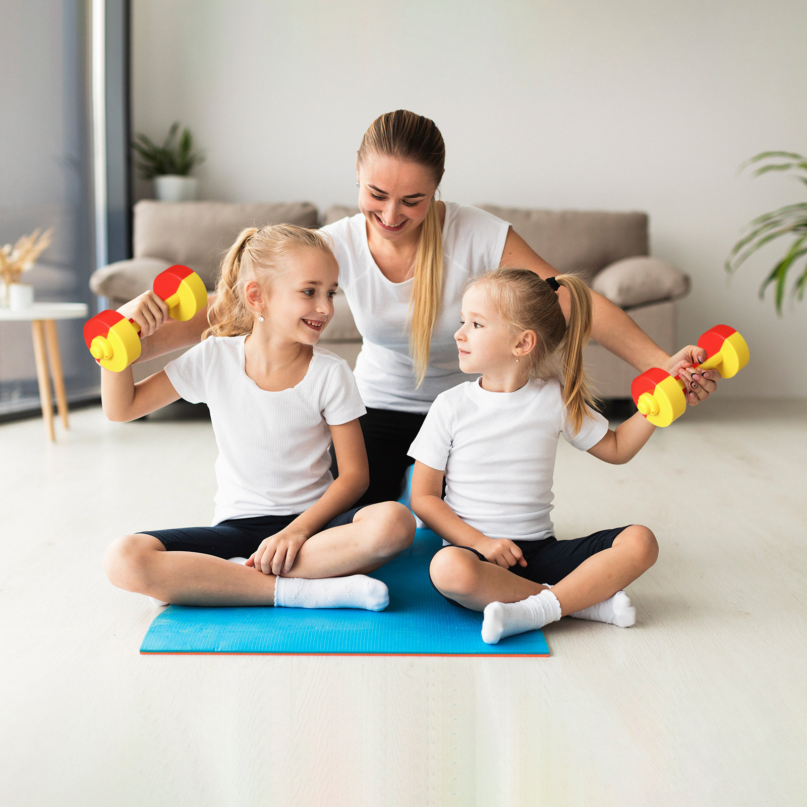 1Pair Children Plastic Dumbbel - Home Gym For Kids recension och pris