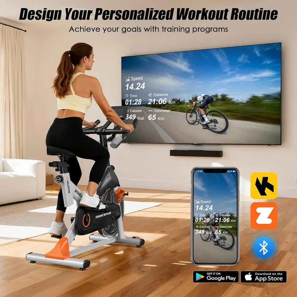 Silent Magnetic Exercise Bike  - Home Gym App recension och pris