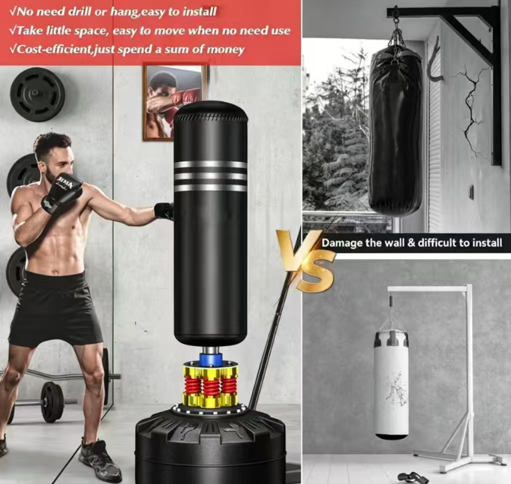 2026 High Shock Absorption Box - Boxing Bag Stand recension och pris