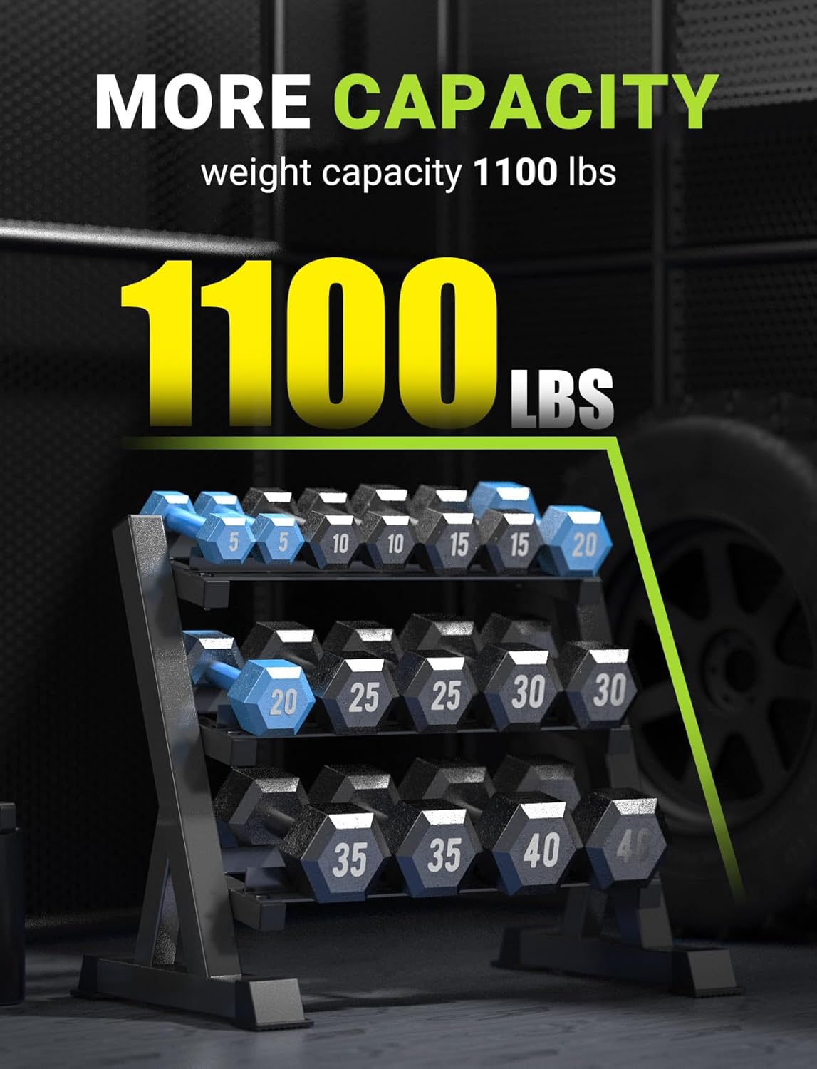 Home Gym Dumbbell Rack, 3 & 5  - Home Gym Rack recension och pris
